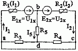 Преобразованная схема нелинейной цепи постоянного тока